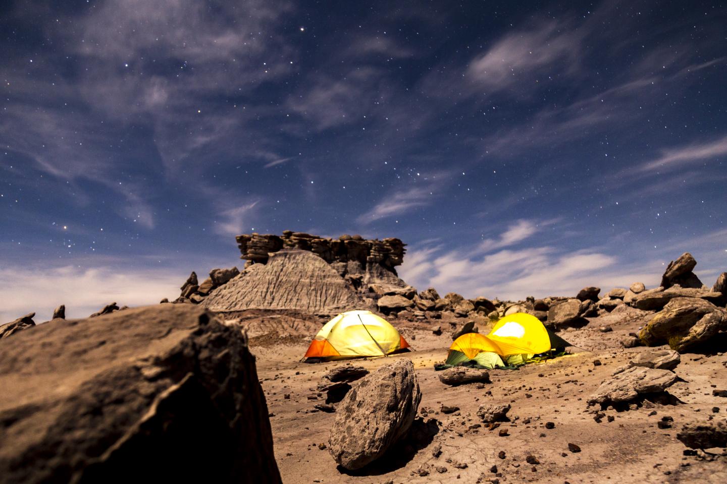 The Devil's Playground area in the petrified forest